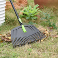 Classic Durable Home Garden 25 Tine Plastic Head Long Tools Lawn Rake